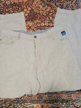European Men's Linen pants with adjustable lengths by River Island